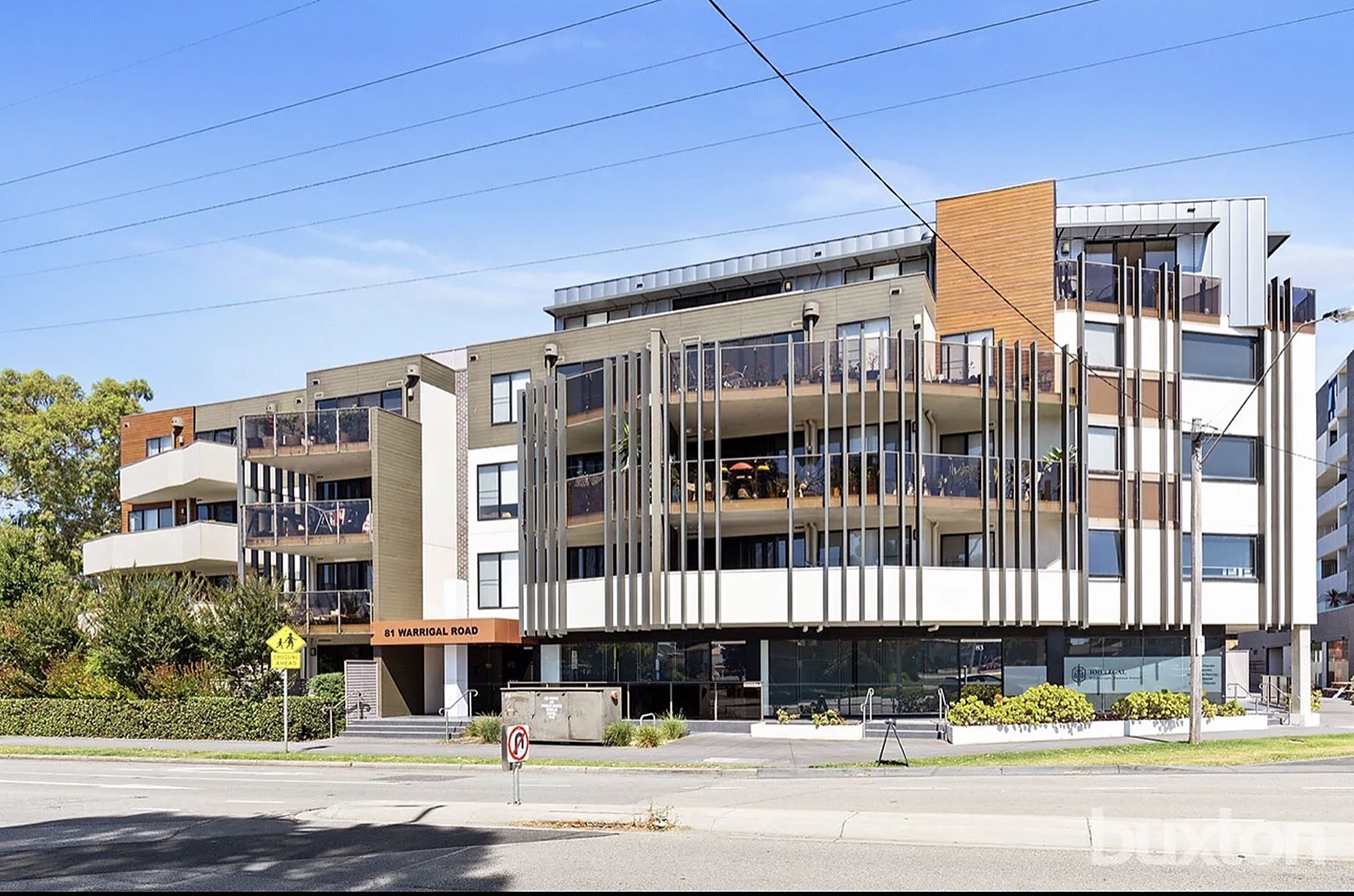 The apartment building where Mentone House is located